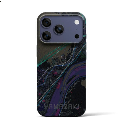 【山崎（京都府）】地図柄iPhoneケース（バックカバータイプ）