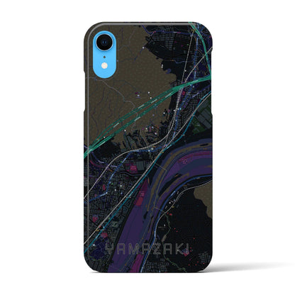 【山崎（京都府）】地図柄iPhoneケース（バックカバータイプ）