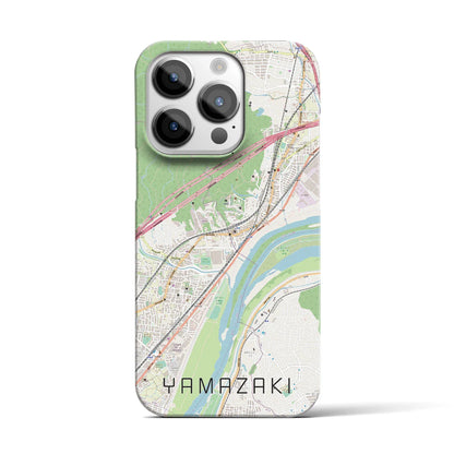 【山崎（京都府）】地図柄iPhoneケース（バックカバータイプ）