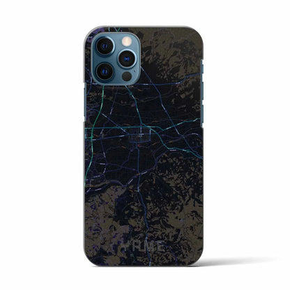 【八女（福岡県）】地図柄iPhoneケース（バックカバータイプ）