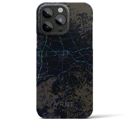 【八女（福岡県）】地図柄iPhoneケース（バックカバータイプ）