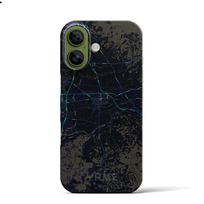 【八女（福岡県）】地図柄iPhoneケース（バックカバータイプ）