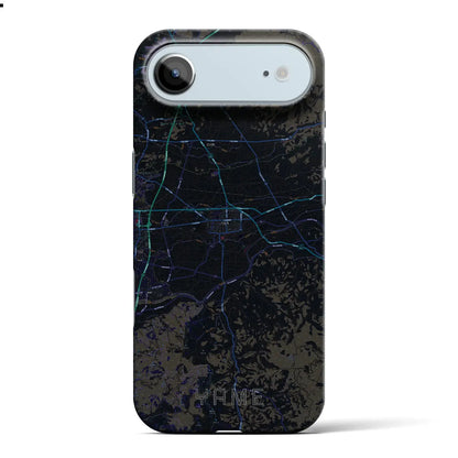 【八女（福岡県）】地図柄iPhoneケース（バックカバータイプ）