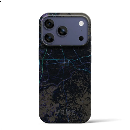 【八女（福岡県）】地図柄iPhoneケース（バックカバータイプ）