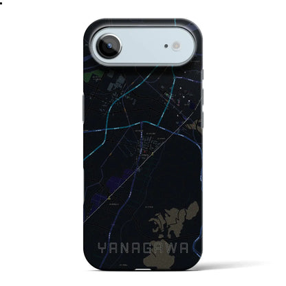 【梁川（福島県）】地図柄iPhoneケース（バックカバータイプ）