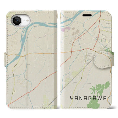 【梁川（福島県）】地図柄iPhoneケース（手帳タイプ）