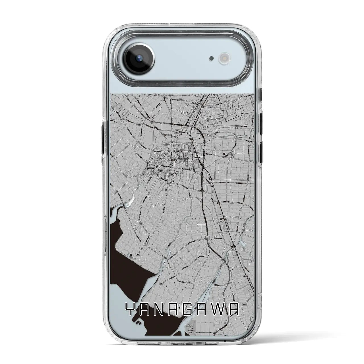 【柳川（福岡県）】地図柄iPhoneケース（MagSafeタイプ）