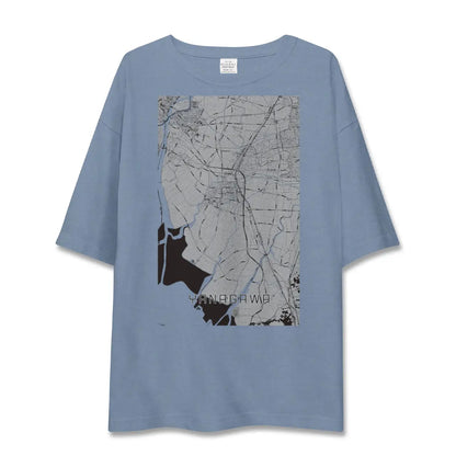 【柳川（福岡県）】地図柄ビッグシルエットTシャツ