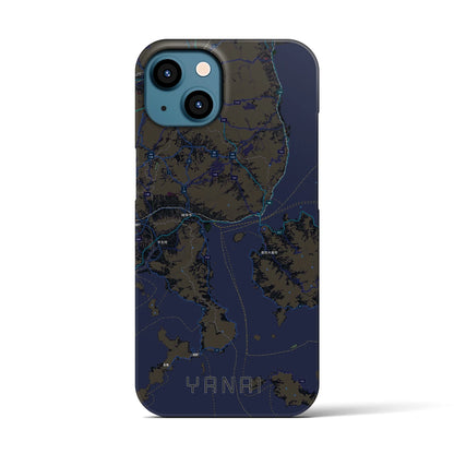 【柳井（山口県）】地図柄iPhoneケース（バックカバータイプ）