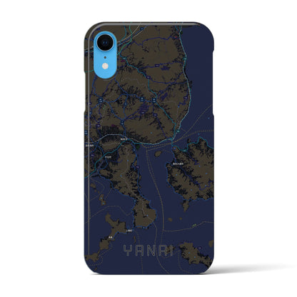 【柳井（山口県）】地図柄iPhoneケース（バックカバータイプ）