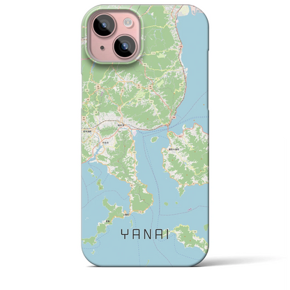 【柳井（山口県）】地図柄iPhoneケース（バックカバータイプ）