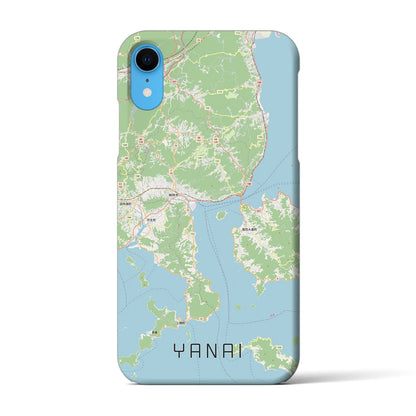 【柳井（山口県）】地図柄iPhoneケース（バックカバータイプ）