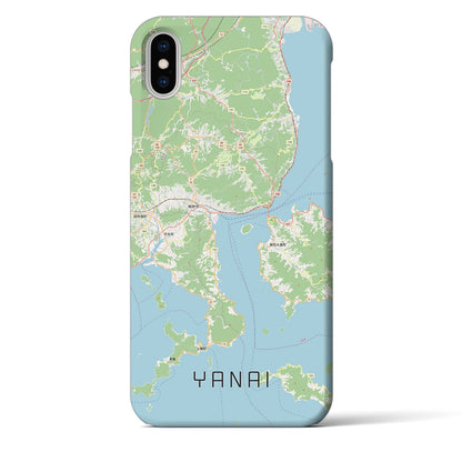 【柳井（山口県）】地図柄iPhoneケース（バックカバータイプ）