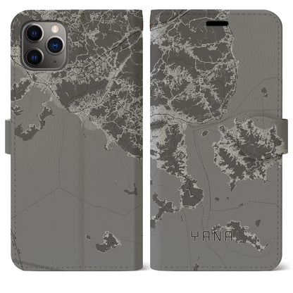 【柳井（山口県）】地図柄iPhoneケース（手帳タイプ）