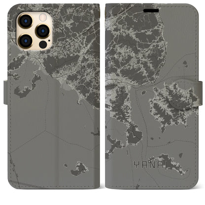 【柳井（山口県）】地図柄iPhoneケース（手帳タイプ）