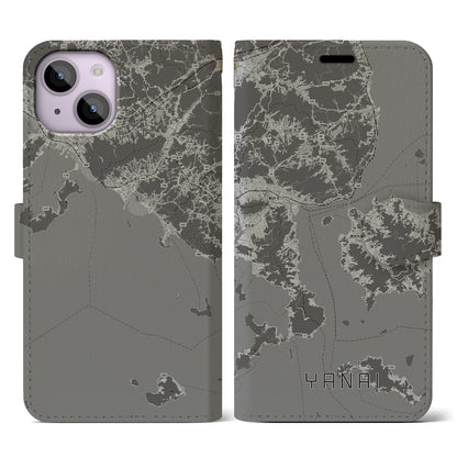 【柳井（山口県）】地図柄iPhoneケース（手帳タイプ）