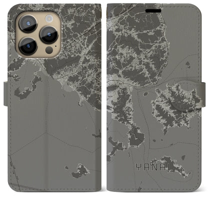 【柳井（山口県）】地図柄iPhoneケース（手帳タイプ）