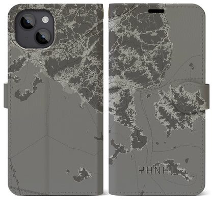 【柳井（山口県）】地図柄iPhoneケース（手帳タイプ）