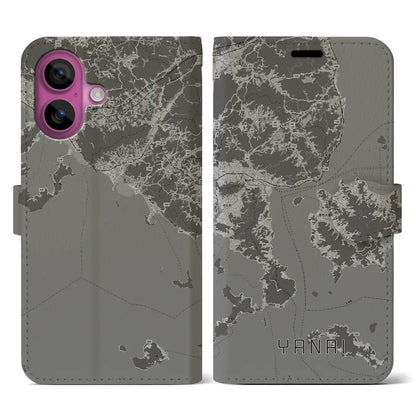 【柳井（山口県）】地図柄iPhoneケース（手帳タイプ）