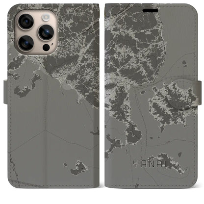 【柳井（山口県）】地図柄iPhoneケース（手帳タイプ）