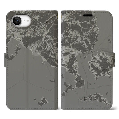 【柳井（山口県）】地図柄iPhoneケース（手帳タイプ）