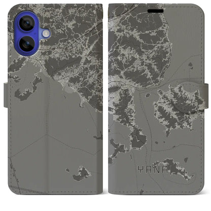 【柳井（山口県）】地図柄iPhoneケース（手帳タイプ）