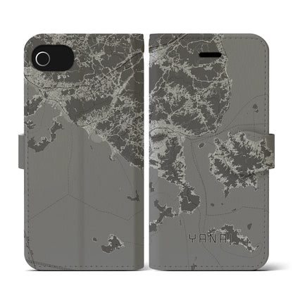 【柳井（山口県）】地図柄iPhoneケース（手帳タイプ）