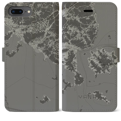 【柳井（山口県）】地図柄iPhoneケース（手帳タイプ）