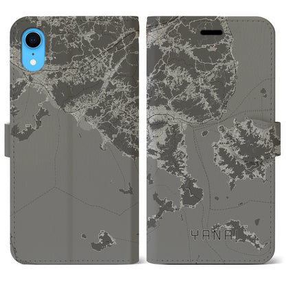 【柳井（山口県）】地図柄iPhoneケース（手帳タイプ）