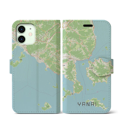 【柳井（山口県）】地図柄iPhoneケース（手帳タイプ）