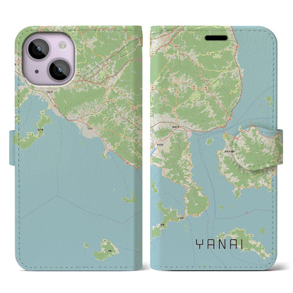 【柳井（山口県）】地図柄iPhoneケース（手帳タイプ）