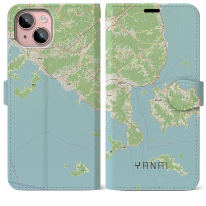 【柳井（山口県）】地図柄iPhoneケース（手帳タイプ）