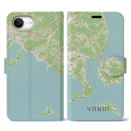 【柳井（山口県）】地図柄iPhoneケース（手帳タイプ）