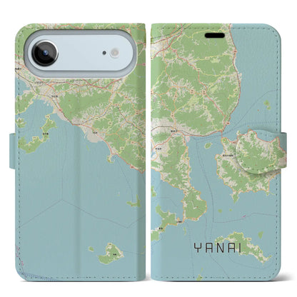 【柳井（山口県）】地図柄iPhoneケース（手帳タイプ）