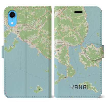 【柳井（山口県）】地図柄iPhoneケース（手帳タイプ）