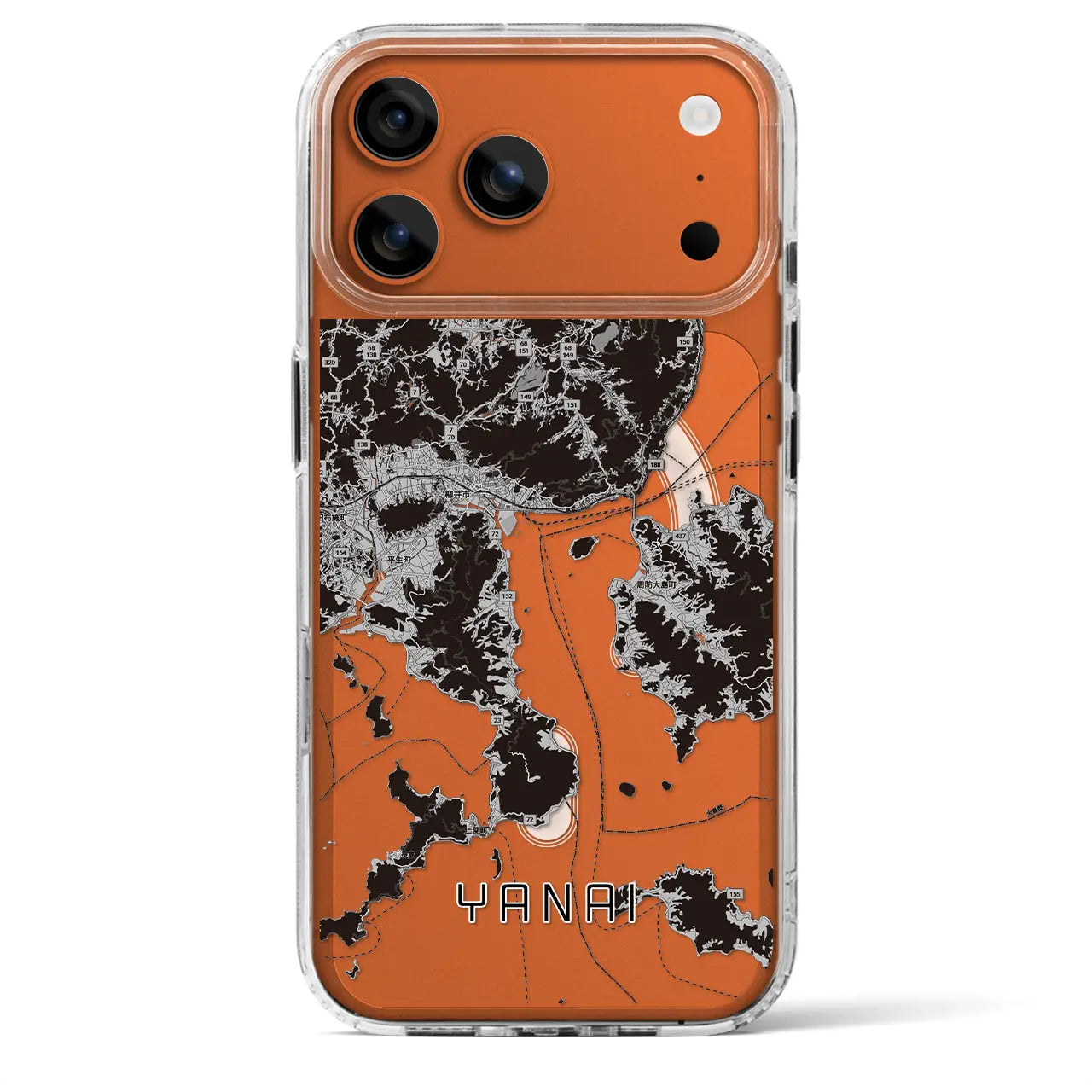 【柳井（山口県）】地図柄iPhoneケース（MagSafeタイプ）