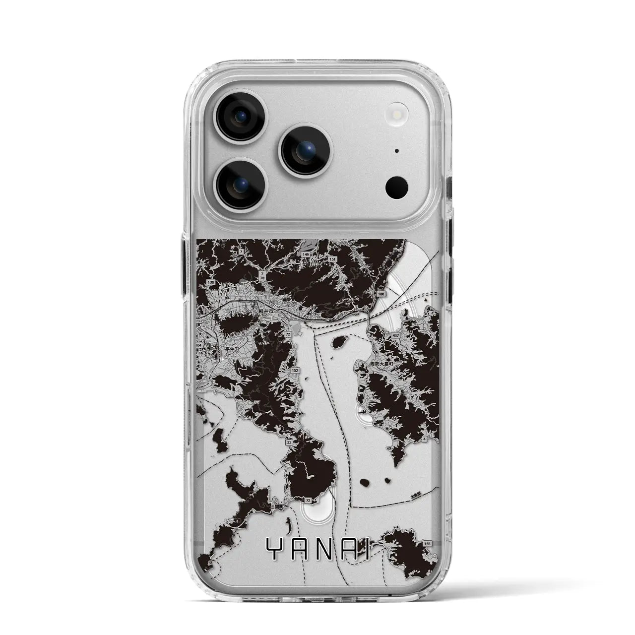 【柳井（山口県）】地図柄iPhoneケース（MagSafeタイプ）