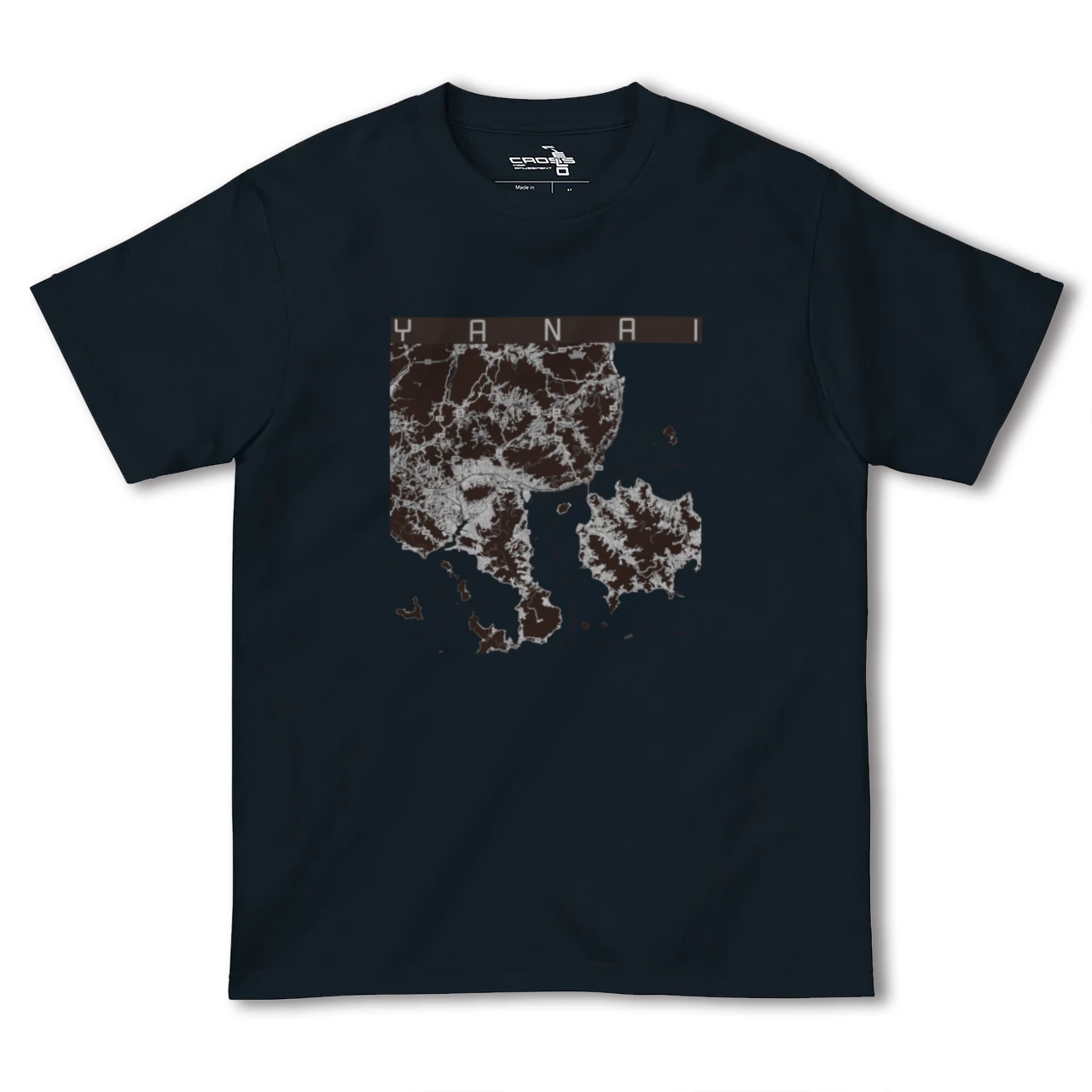 【柳井（山口県）】地図柄ヘビーウェイトTシャツ