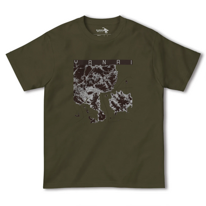 【柳井（山口県）】地図柄ヘビーウェイトTシャツ