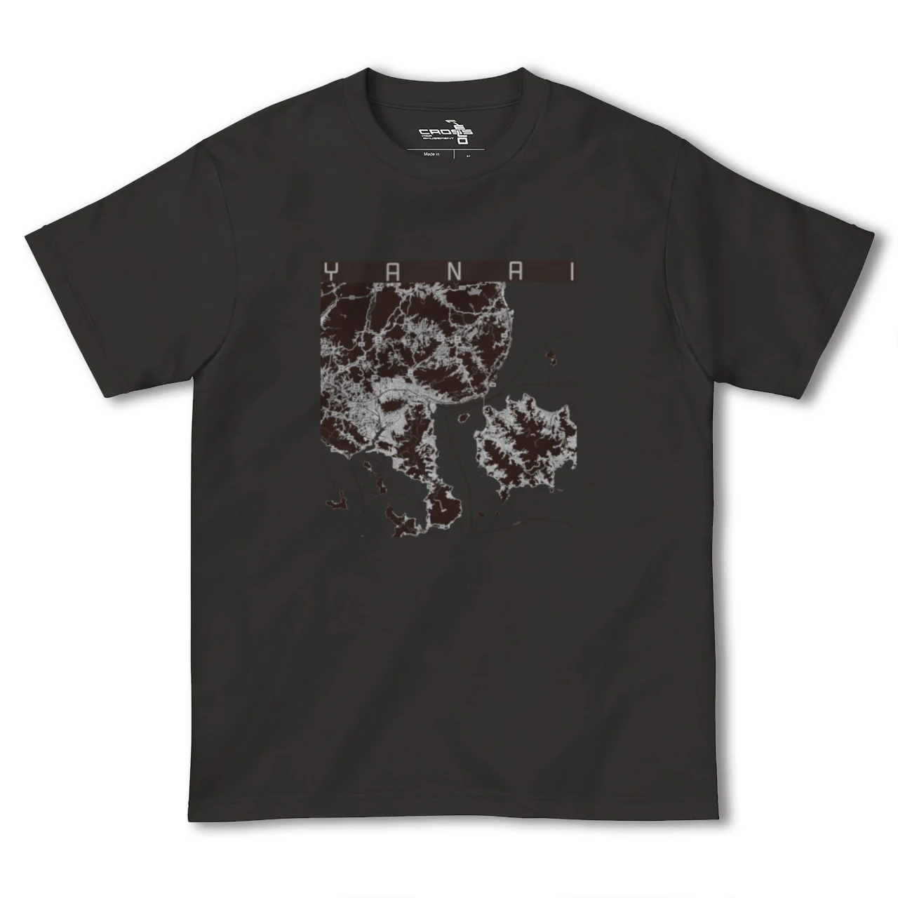 【柳井（山口県）】地図柄ヘビーウェイトTシャツ