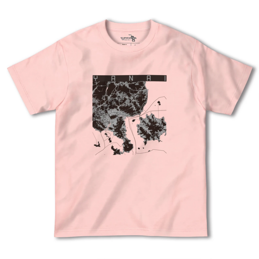 【柳井(山口県)】地図柄ヘビーウェイトTシャツ
