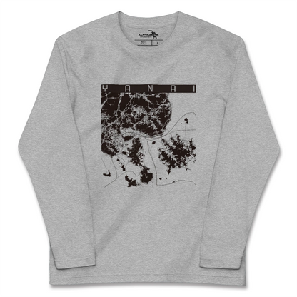 【柳井（山口県）】地図柄ロングスリーブTシャツ