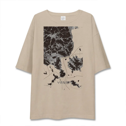 【柳井（山口県）】地図柄ビッグシルエットTシャツ