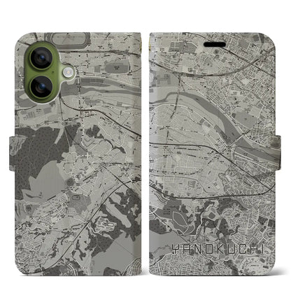 【矢野口（東京都）】地図柄iPhoneケース（手帳タイプ）