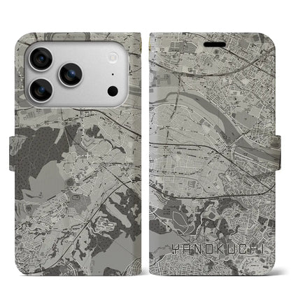 【矢野口（東京都）】地図柄iPhoneケース（手帳タイプ）