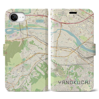 【矢野口（東京都）】地図柄iPhoneケース（手帳タイプ）