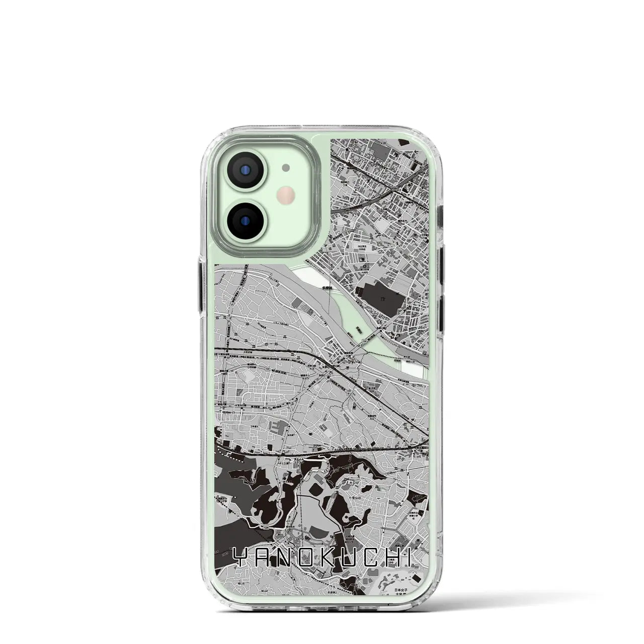 【矢野口（東京都）】地図柄iPhoneケース（MagSafeタイプ）