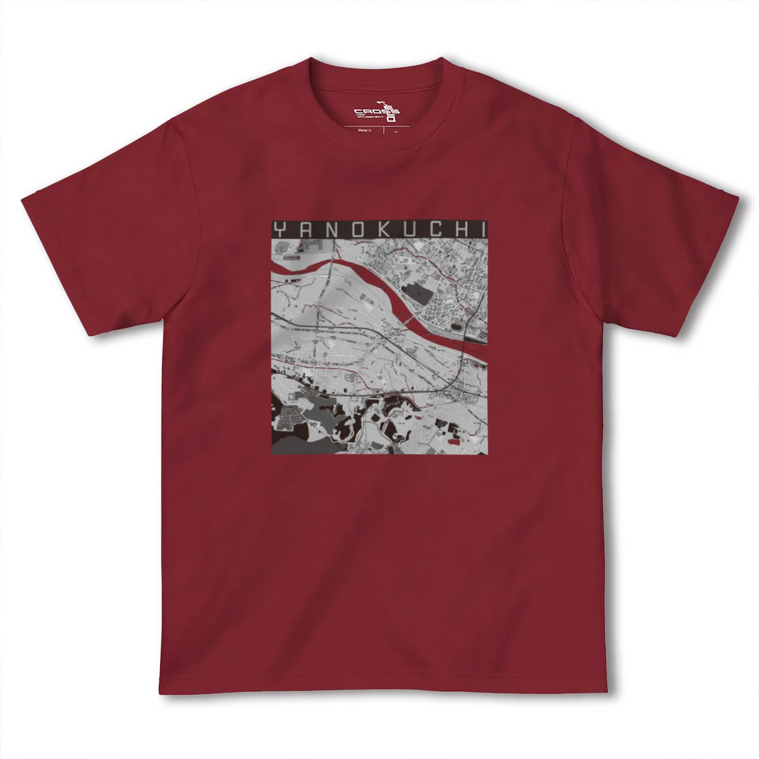 【矢野口(東京都)】地図柄ヘビーウェイトTシャツ