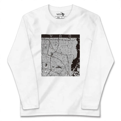【八尾（大阪府）】地図柄ロングスリーブTシャツ
