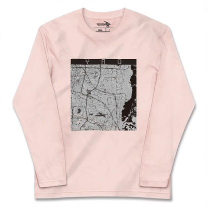 【八尾（大阪府）】地図柄ロングスリーブTシャツ